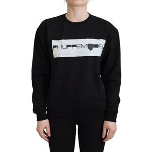 Philippe Model Black Printed Long Sleeves Pullover Women's Sweater